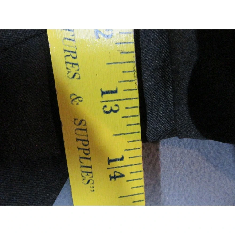Hugo Boss Pants Mens 39x32.5 Black Dress Super 100 Virgin Wool Designer USA